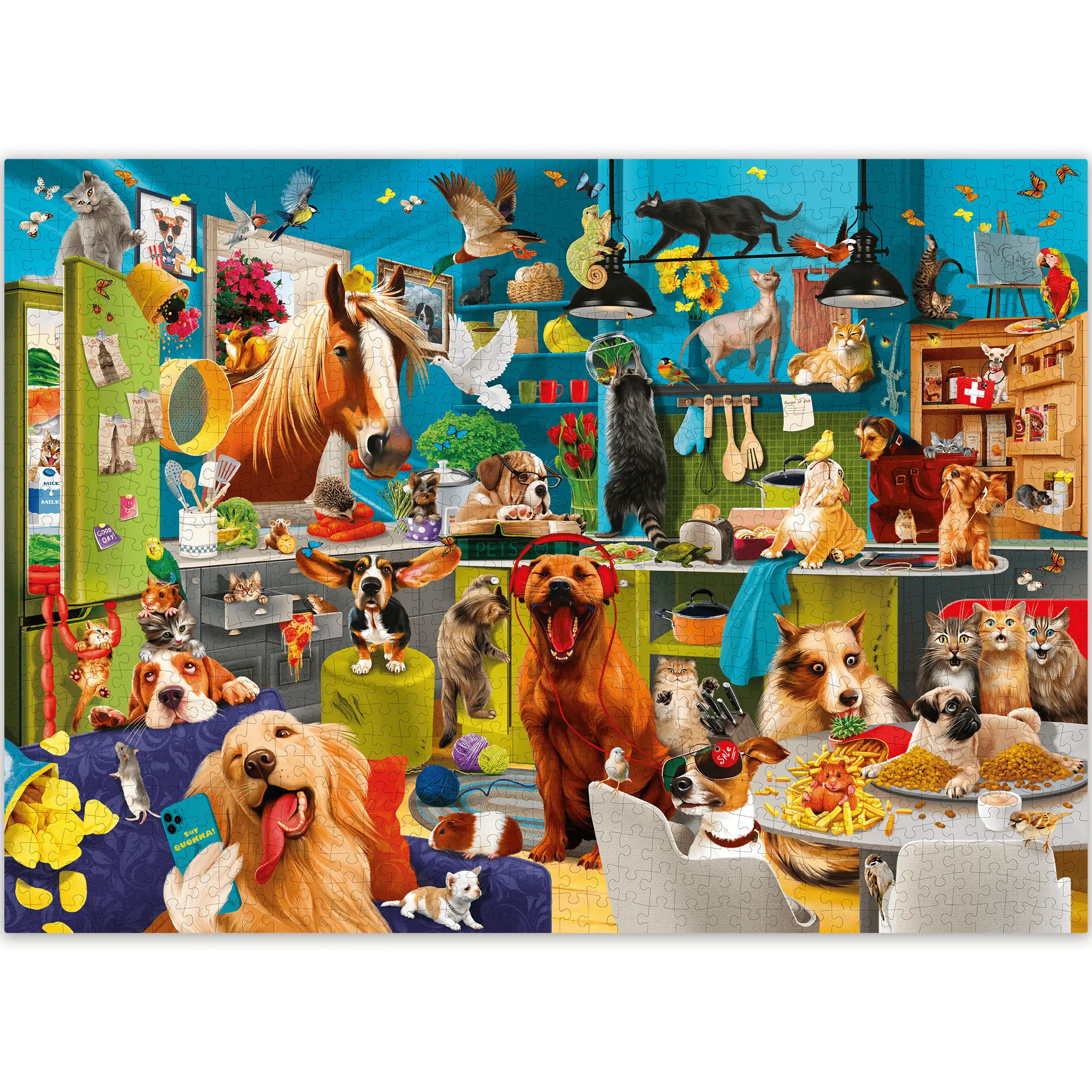 1000 Pcs Jigsaw Puzzle for Adults |Animals Party