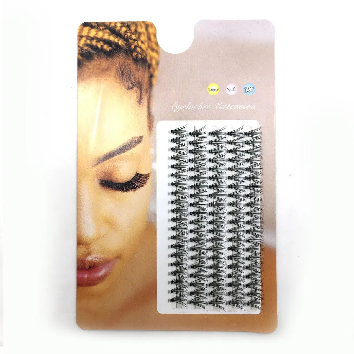 10p Natural Soft Grafting False Eyelashes Makeup Tools