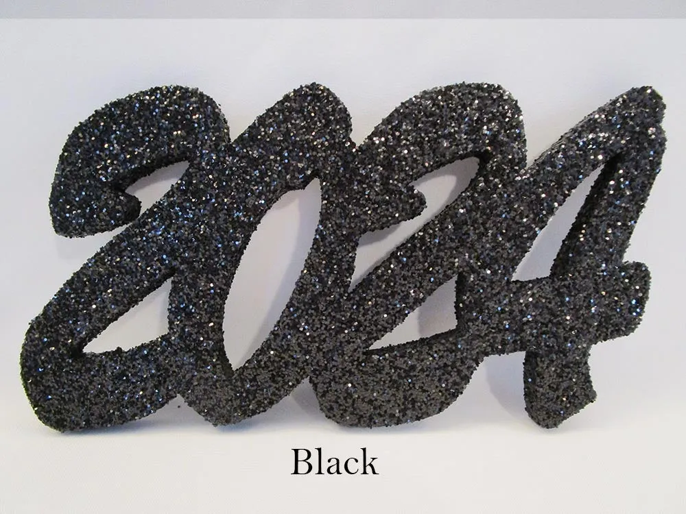 2024 Horizontal Script Styrofoam Cutout