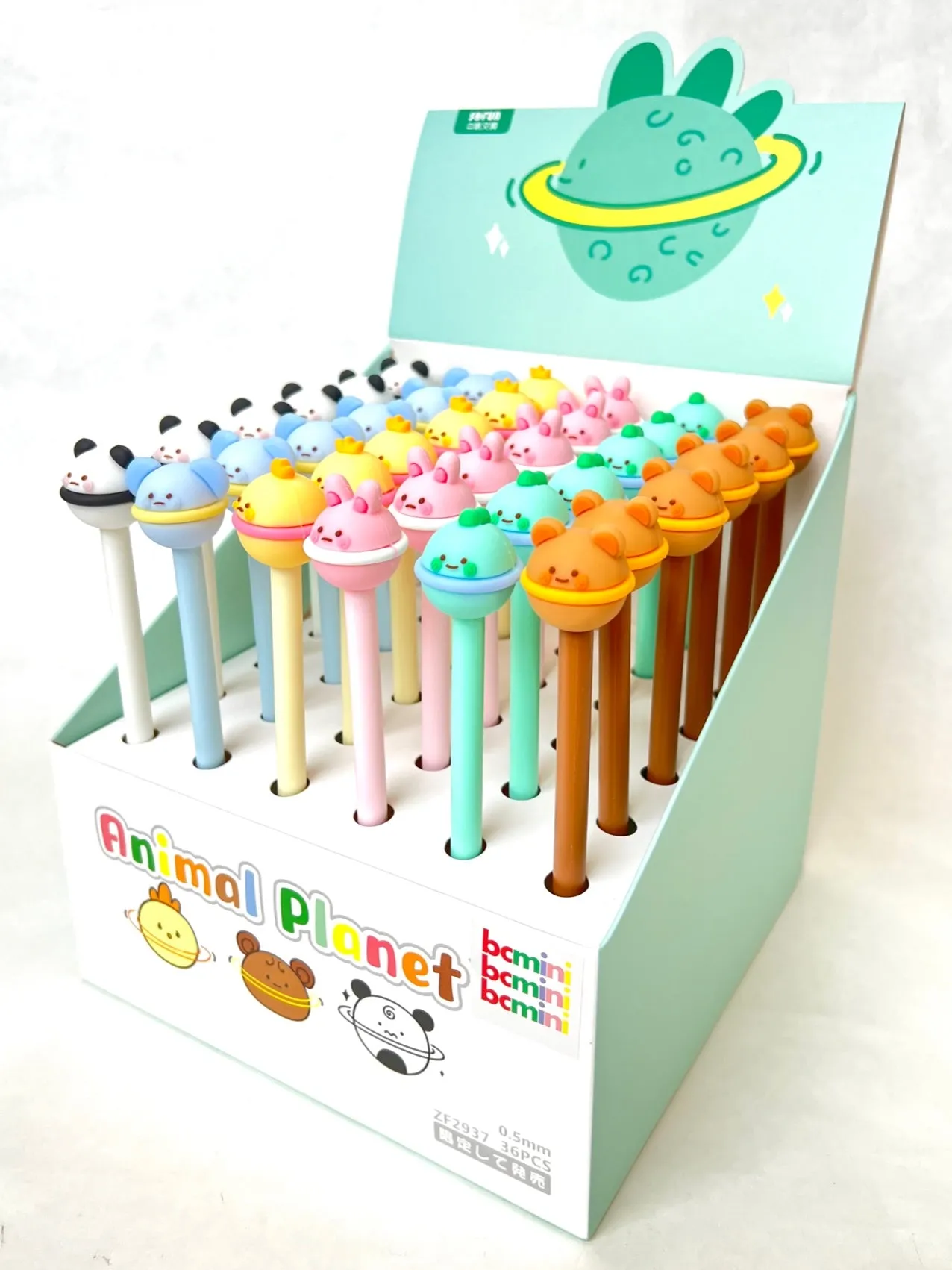 22497 ANIMAL PLANETS GEL PEN-36