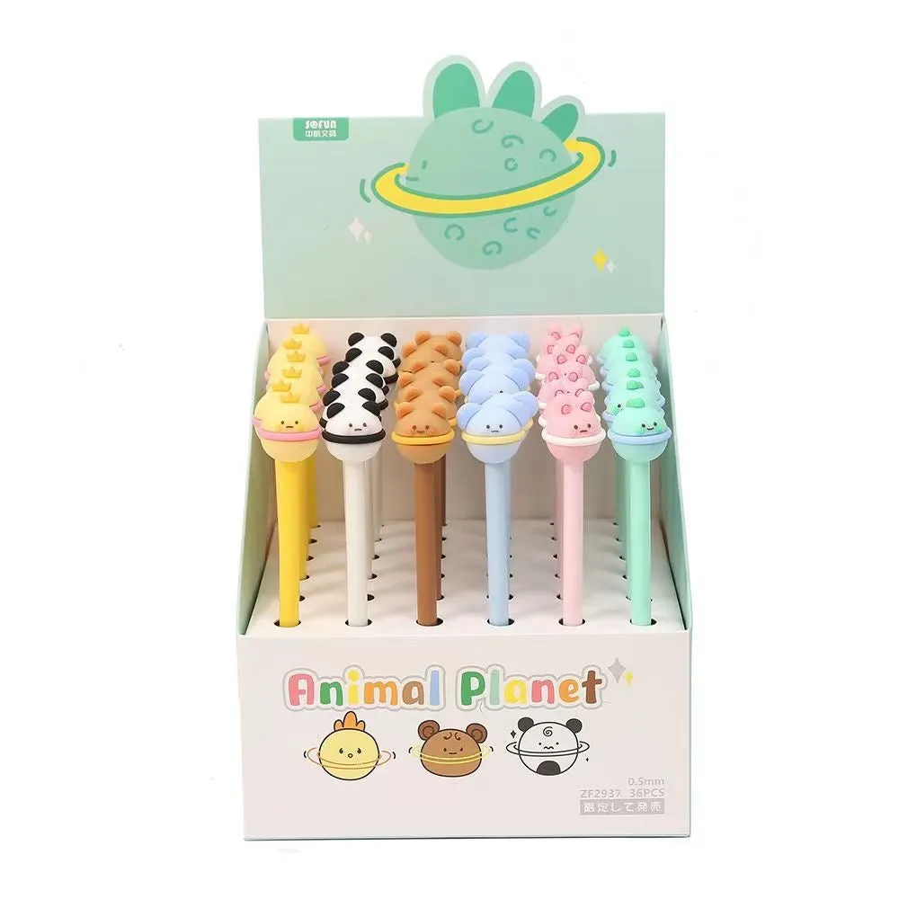 22497 ANIMAL PLANETS GEL PEN-36