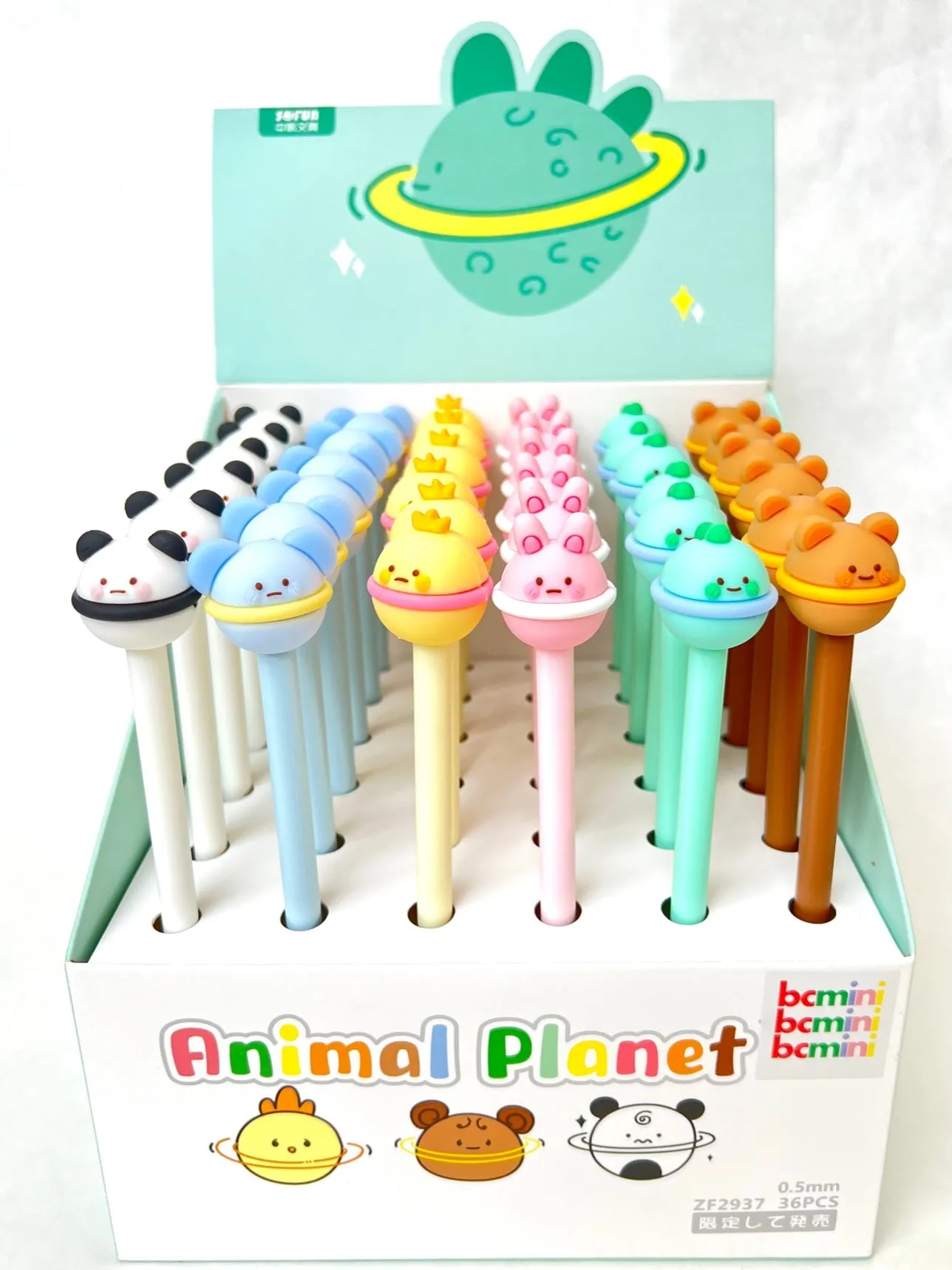 22497 ANIMAL PLANETS GEL PEN-36