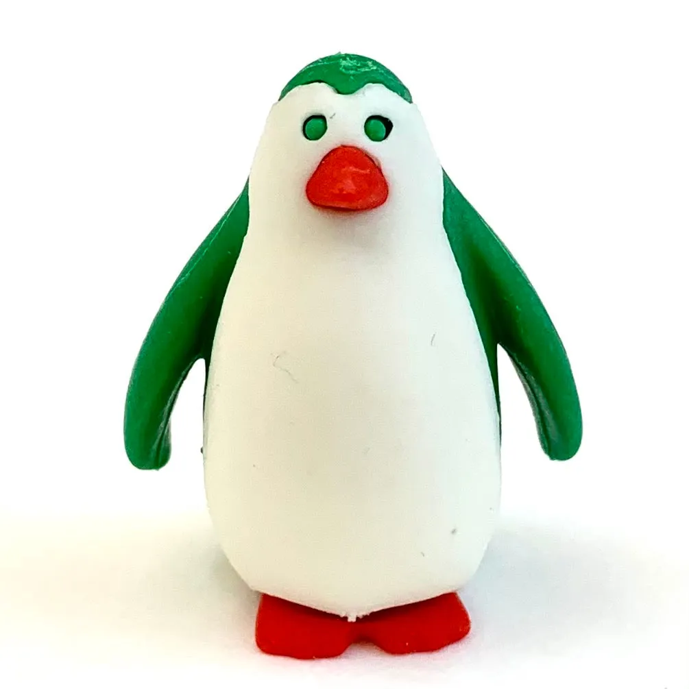 38459 Iwako Colorz Penguin -12 sets of 5 Erasers