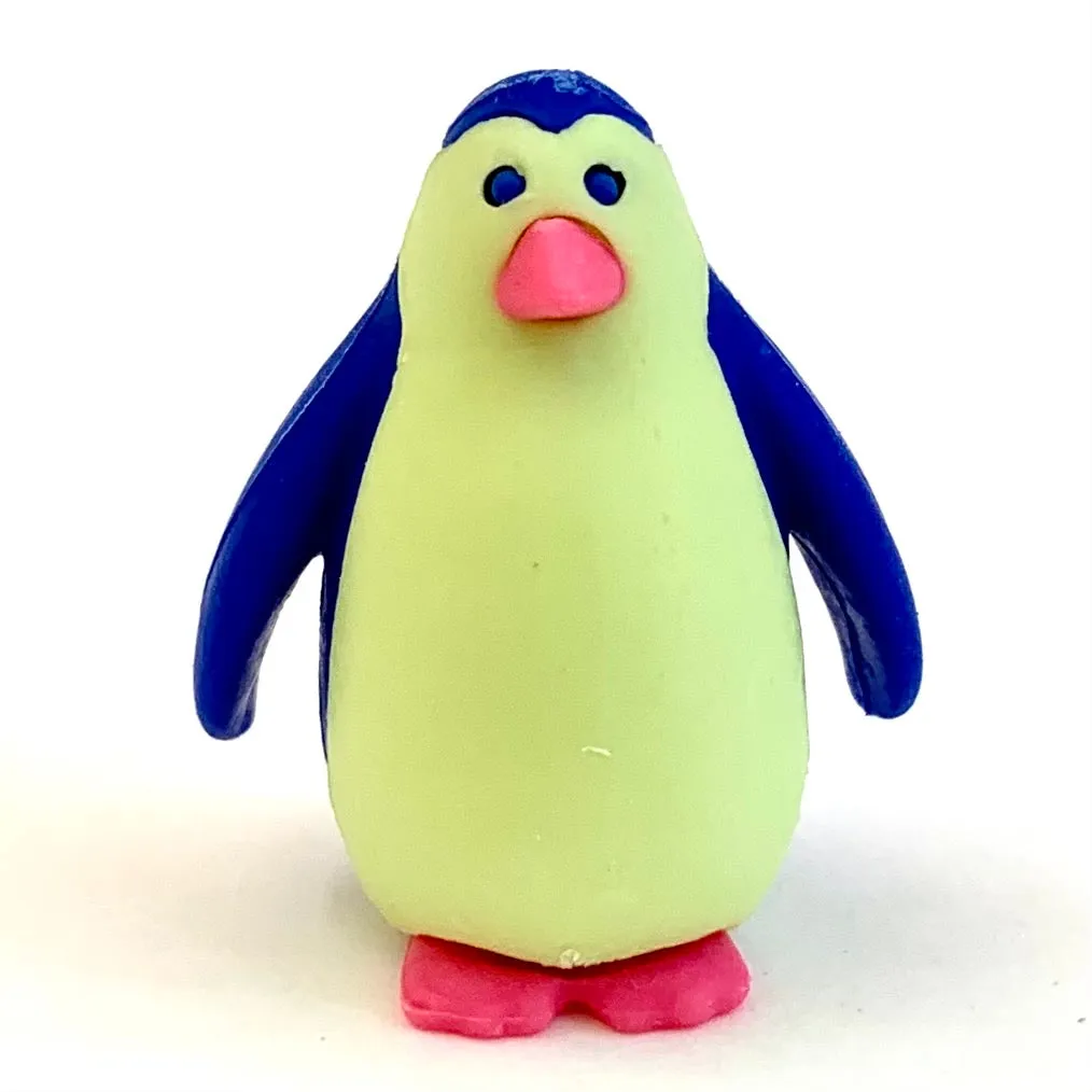 38459 Iwako Colorz Penguin -12 sets of 5 Erasers