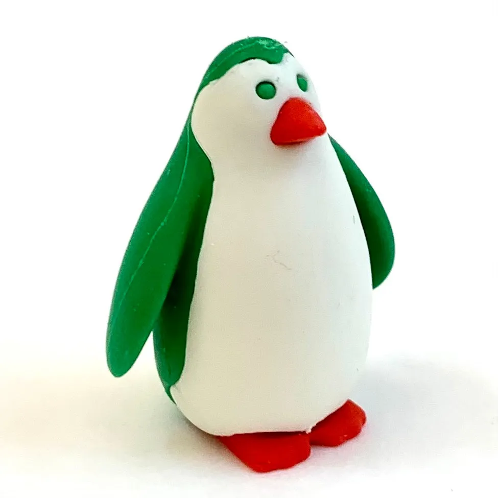 38459 Iwako Colorz Penguin -12 sets of 5 Erasers