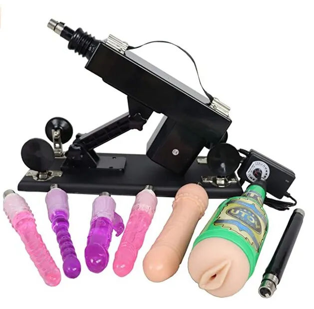 3XLR Adjustable Sex Machine Male and Female Pumping Gun