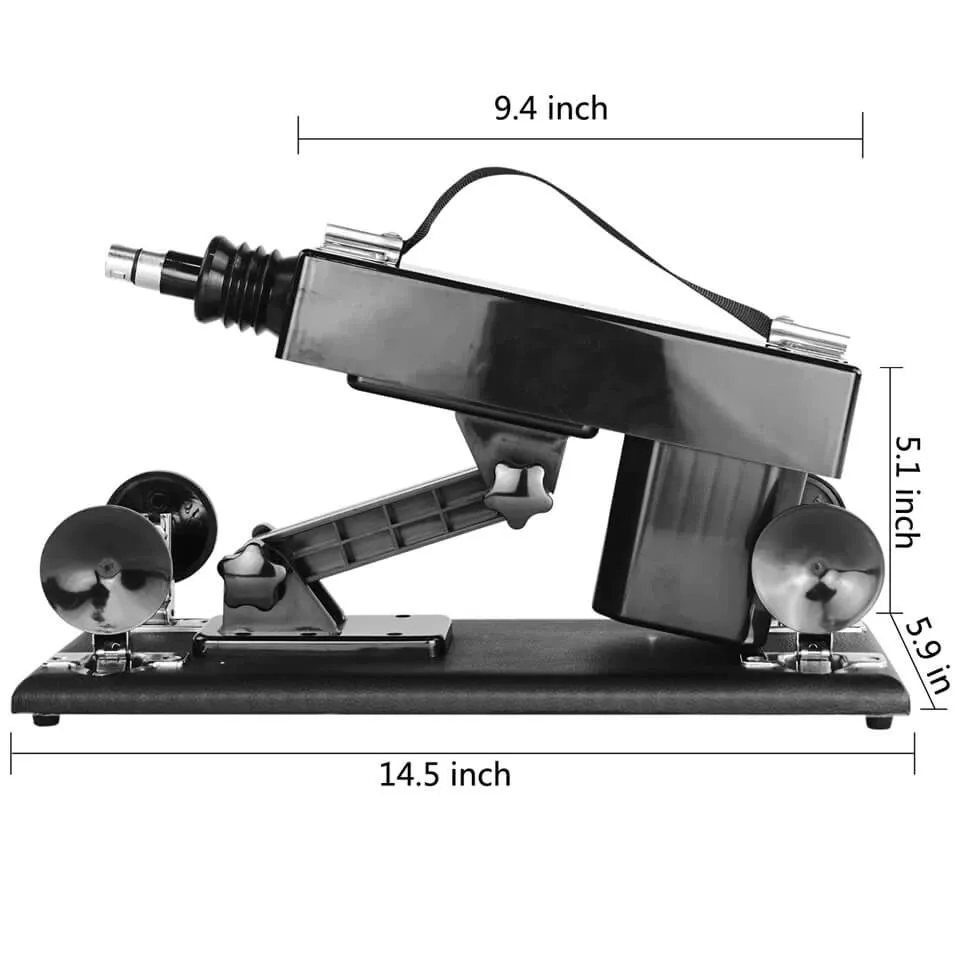 3XLR Adjustable Sex Machine Male and Female Pumping Gun