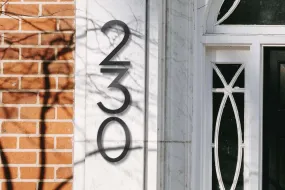 6'' Modern House Number or Letter - Contemporary Home Address - Medium Door Numbers