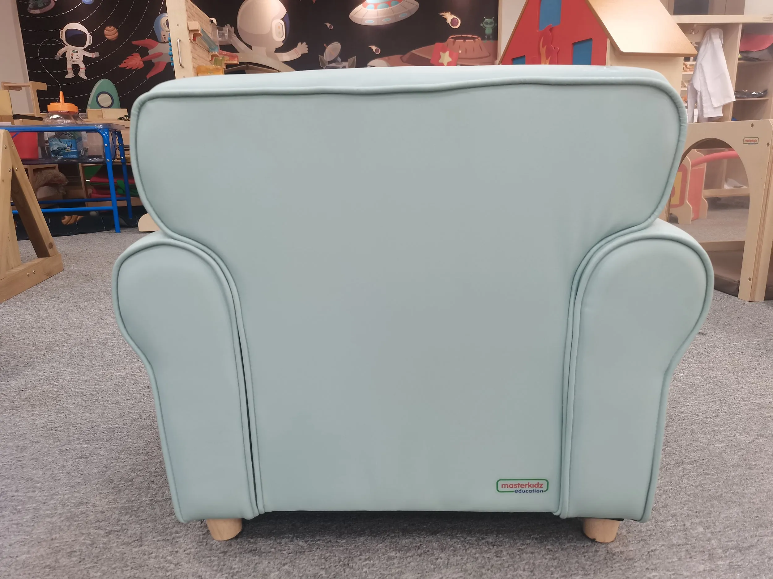 ALEXA Armrest Sofa Series (Baby Blue) - 1 Seater