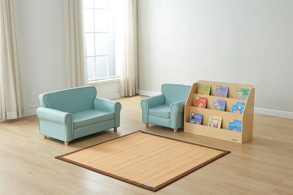 ALEXA Armrest Sofa Series (Baby Blue) - 1 Seater