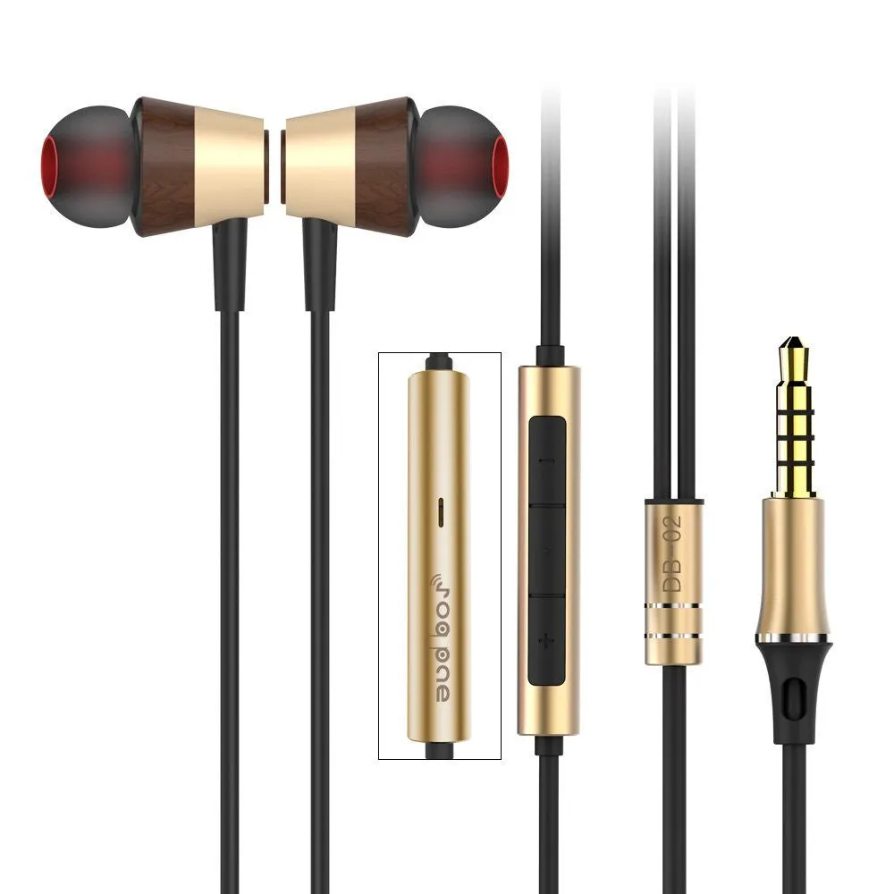 AUDBOS Double Driver In-ear Deep Bass Noise Isolating Earphones