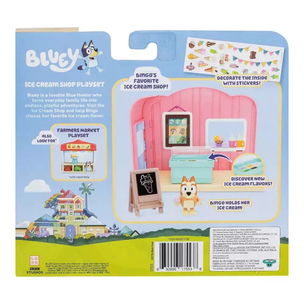 Bluey Ice Cream Shop Mini Playset