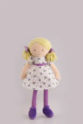 Bonnika Peggy Dames Rag Doll with Blonde Hair - Tikiri