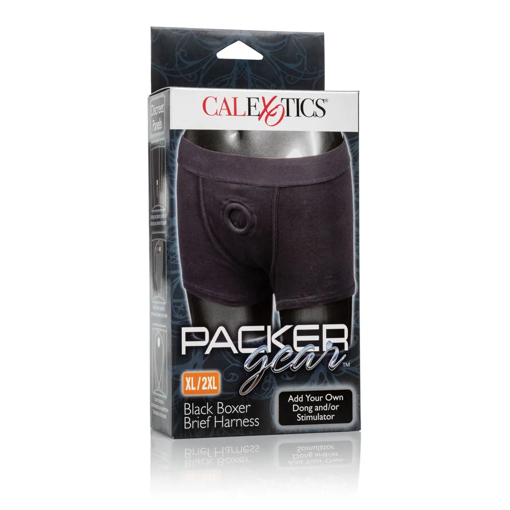 Comfy Packer Gear Boxer Harness with Vibe Pockets - XL/2XL