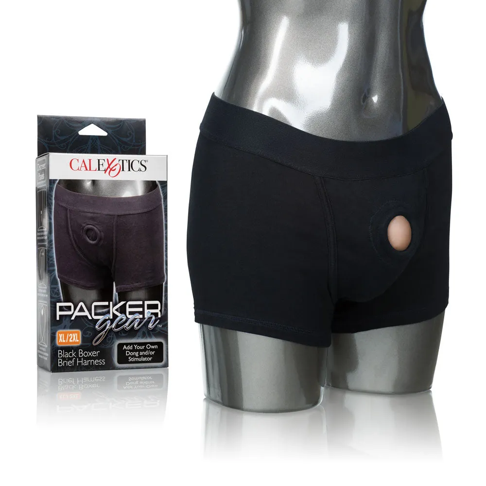 Comfy Packer Gear Boxer Harness with Vibe Pockets - XL/2XL