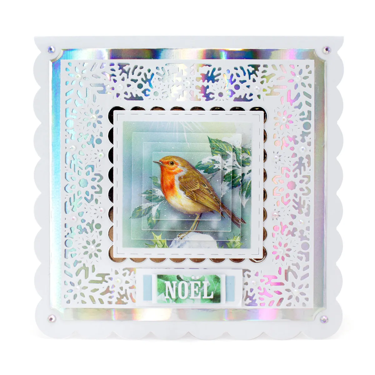 Die Cut Decoupage – Christmas Robin (pack of 3)