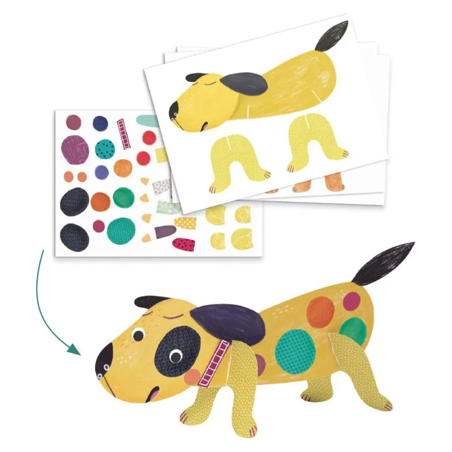 Djeco - Animal Houses Multi Craft Kit