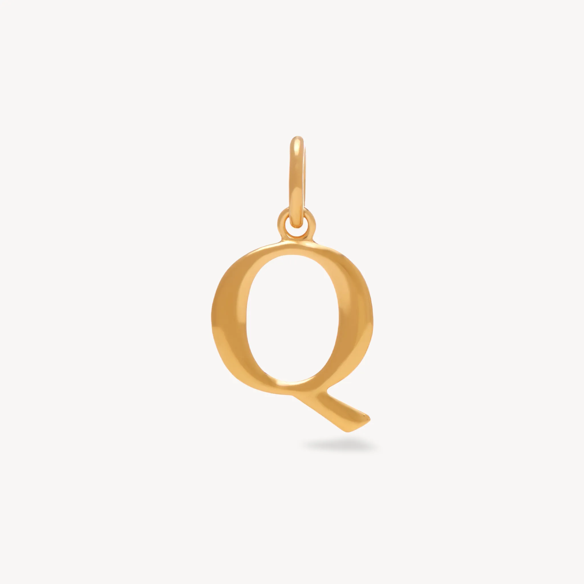 Gold Letter Charm