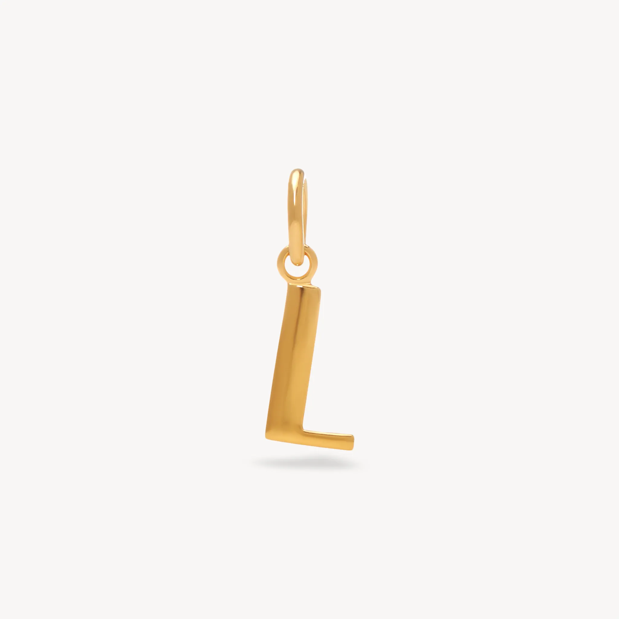 Gold Letter Charm