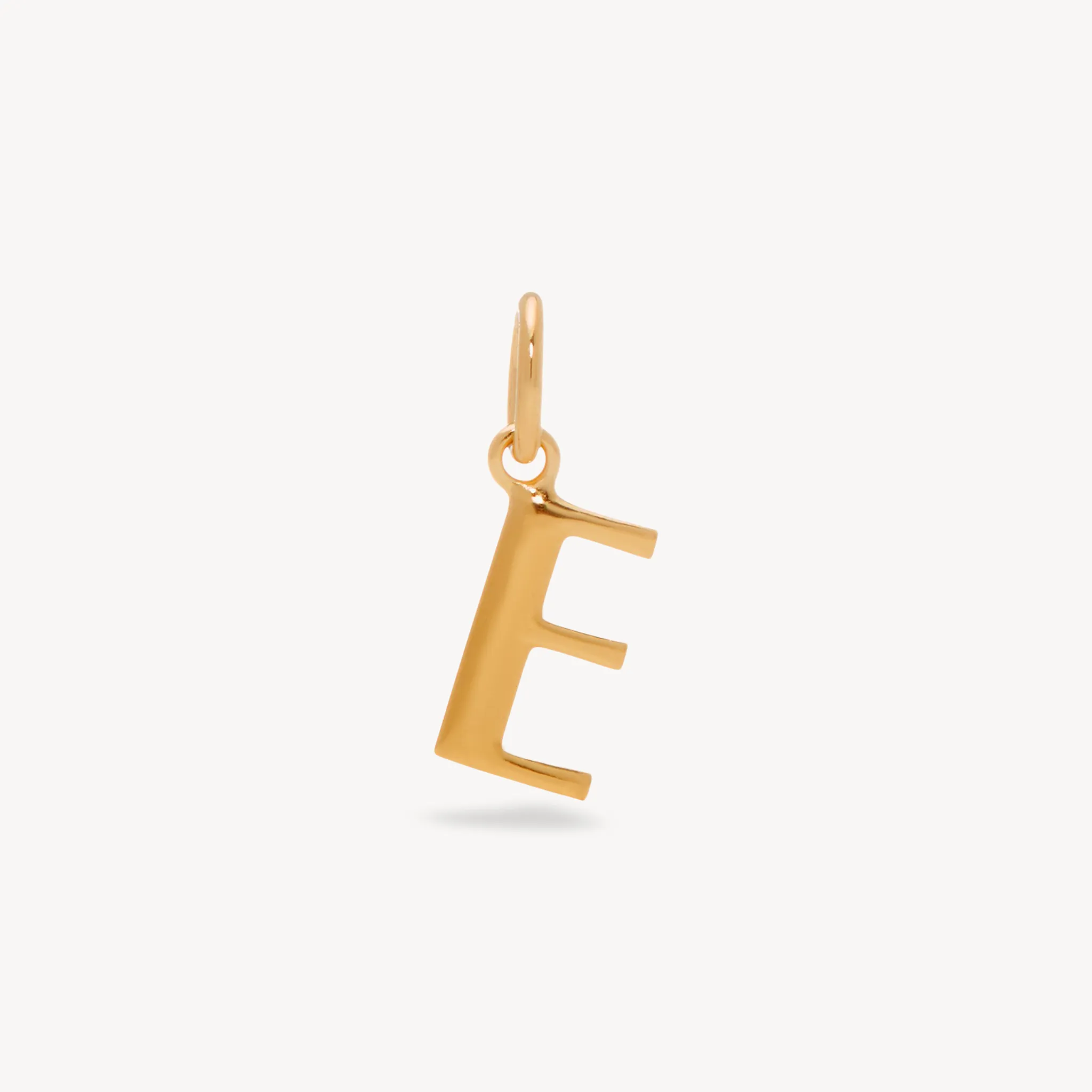 Gold Letter Charm