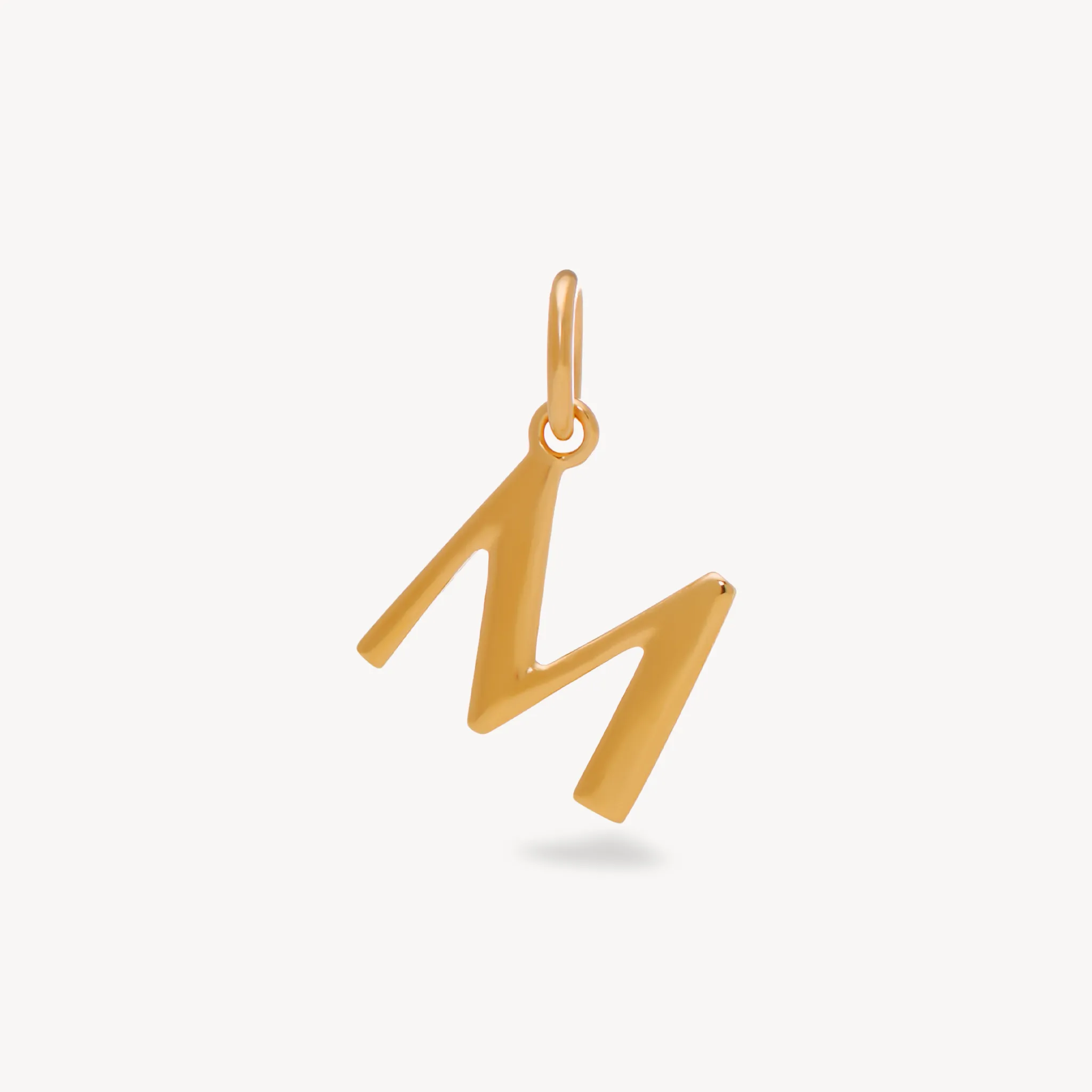 Gold Letter Charm