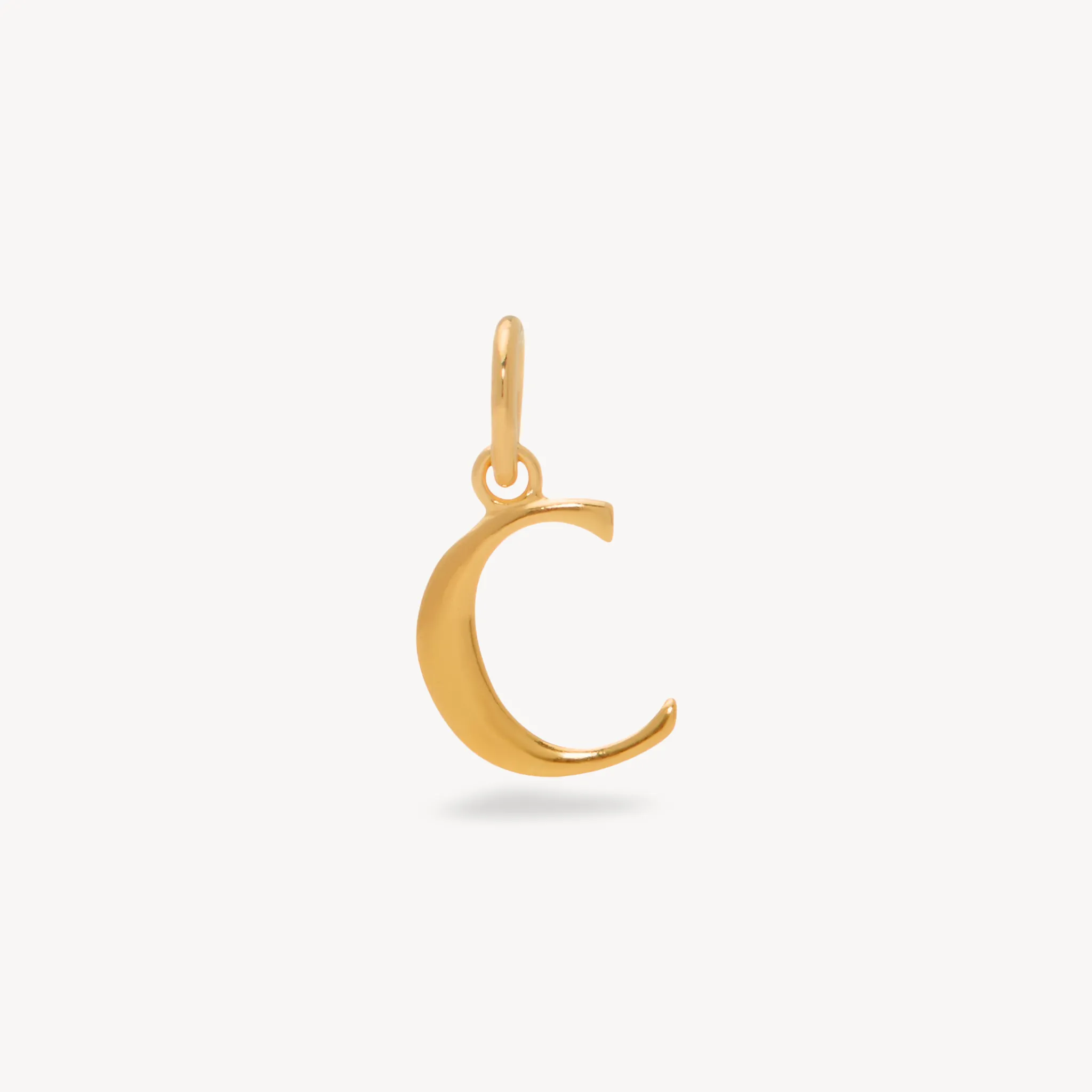 Gold Letter Charm