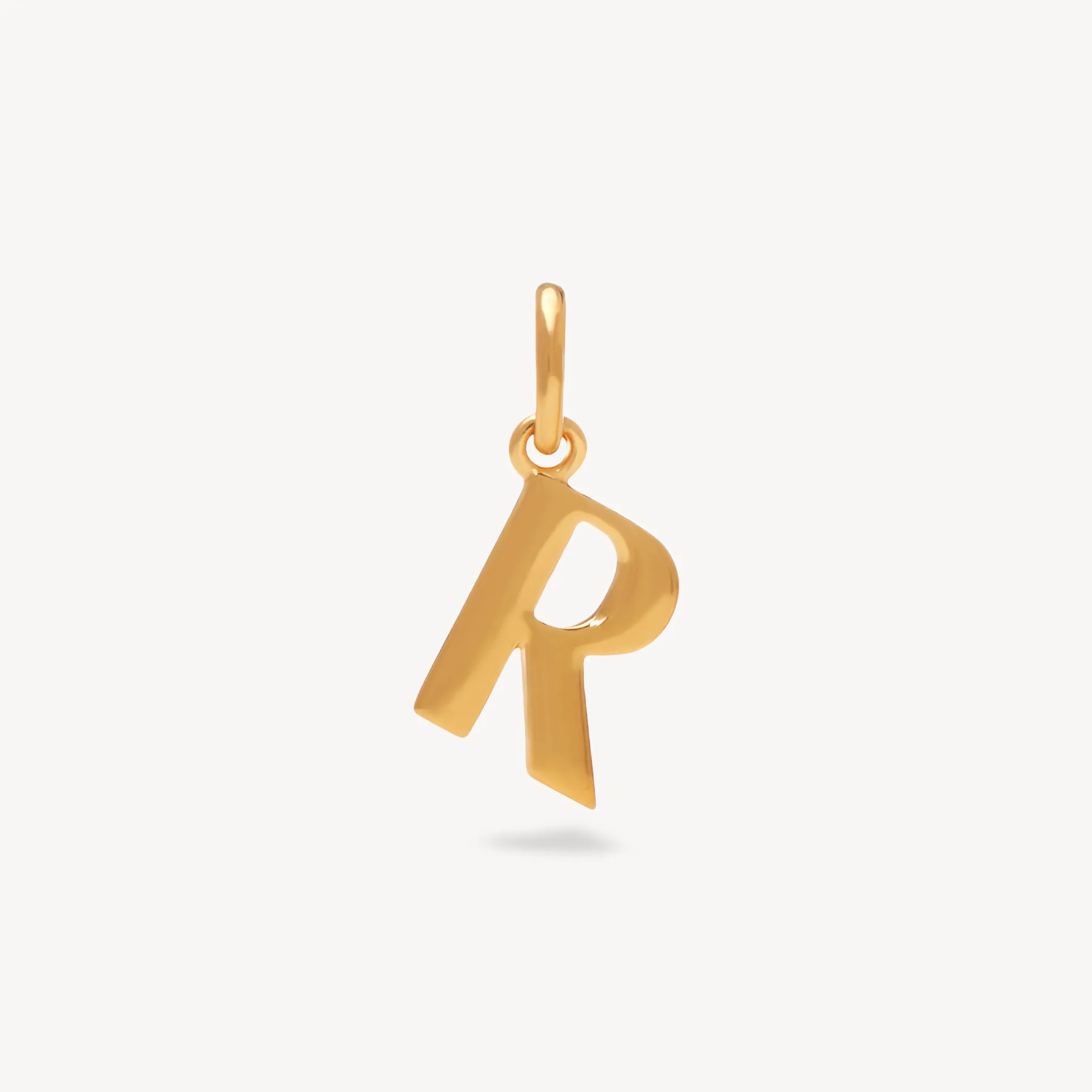 Gold Letter Charm