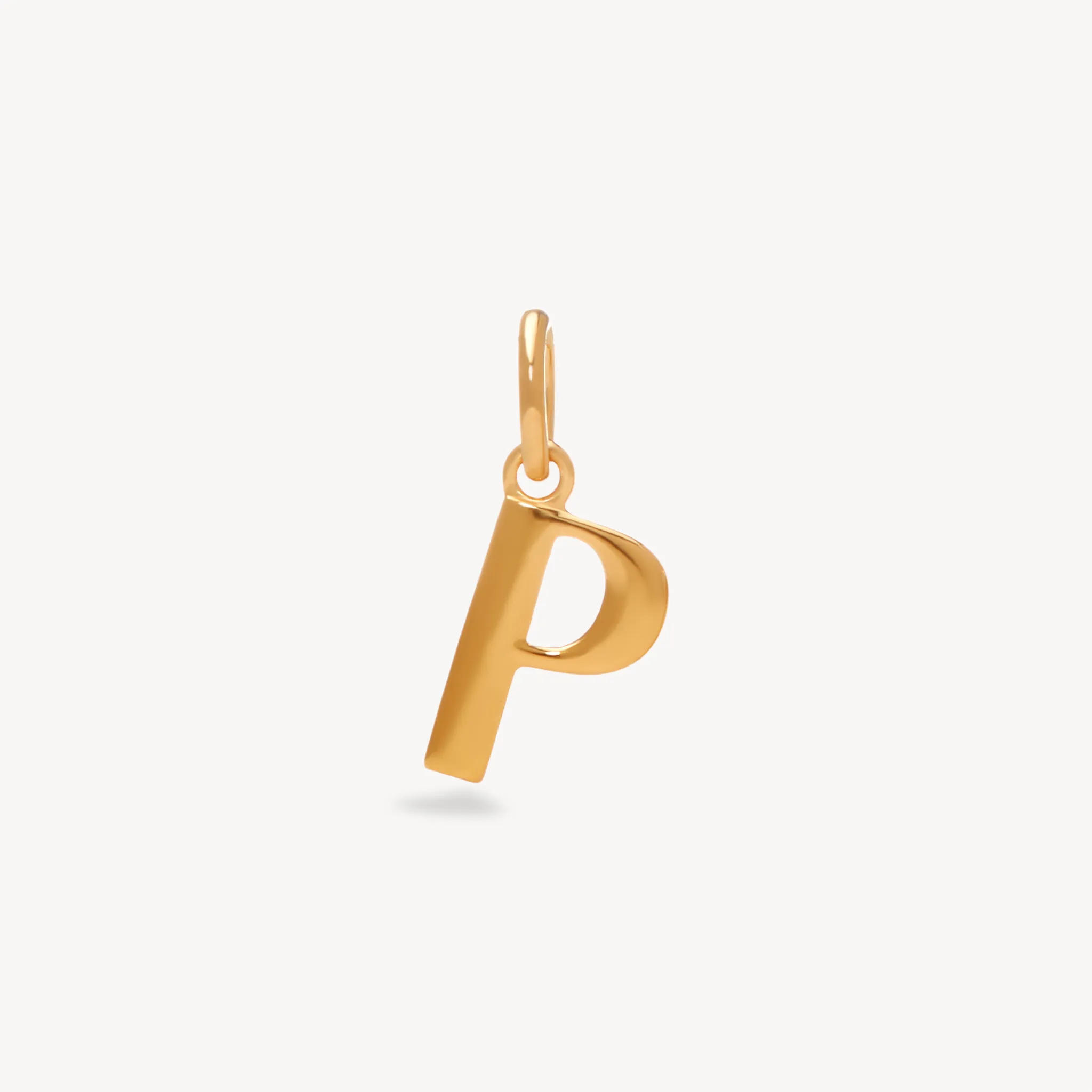 Gold Letter Charm