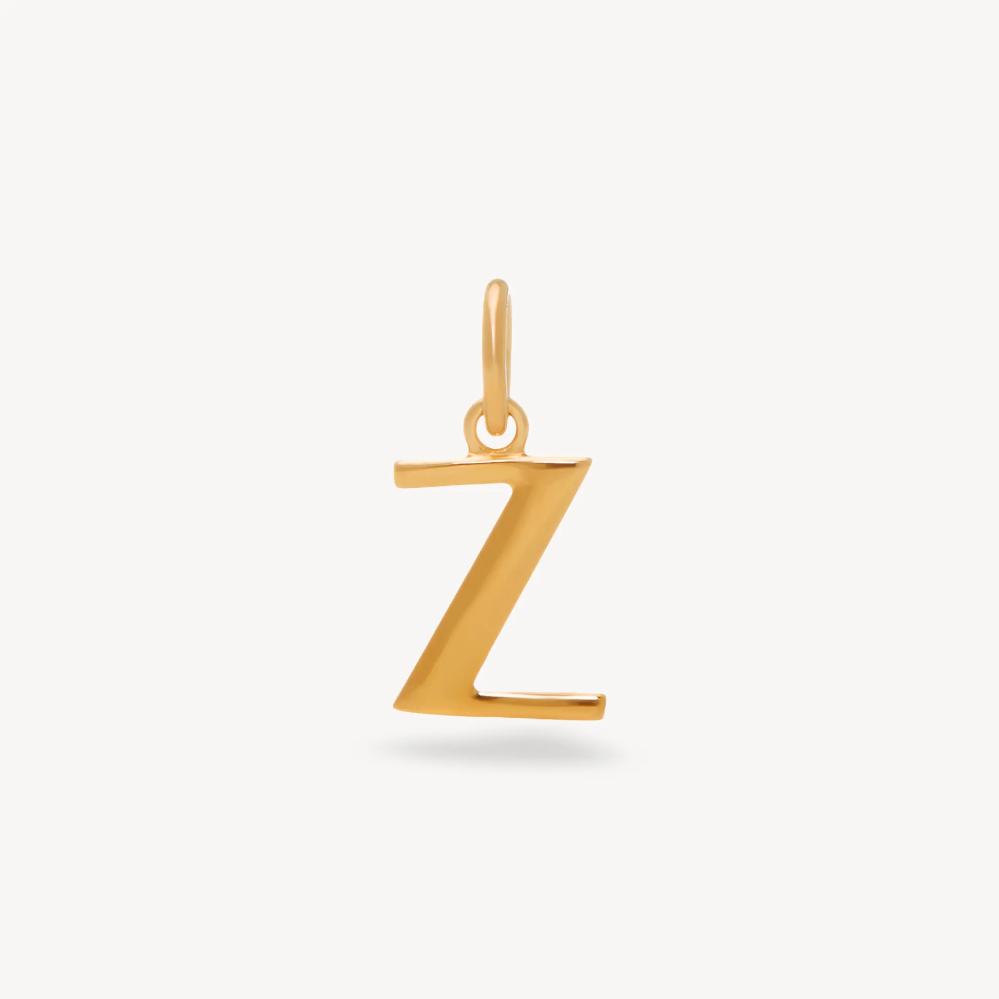 Gold Letter Charm