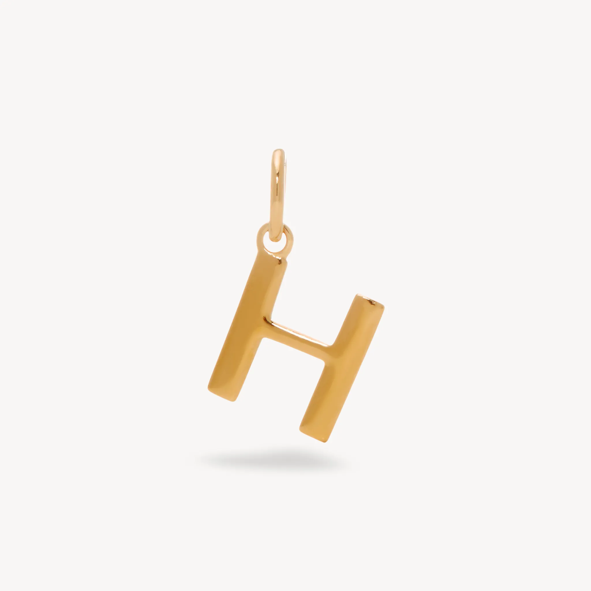 Gold Letter Charm