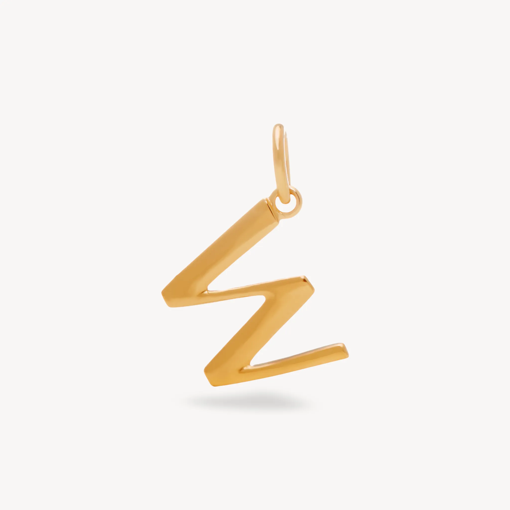 Gold Letter Charm