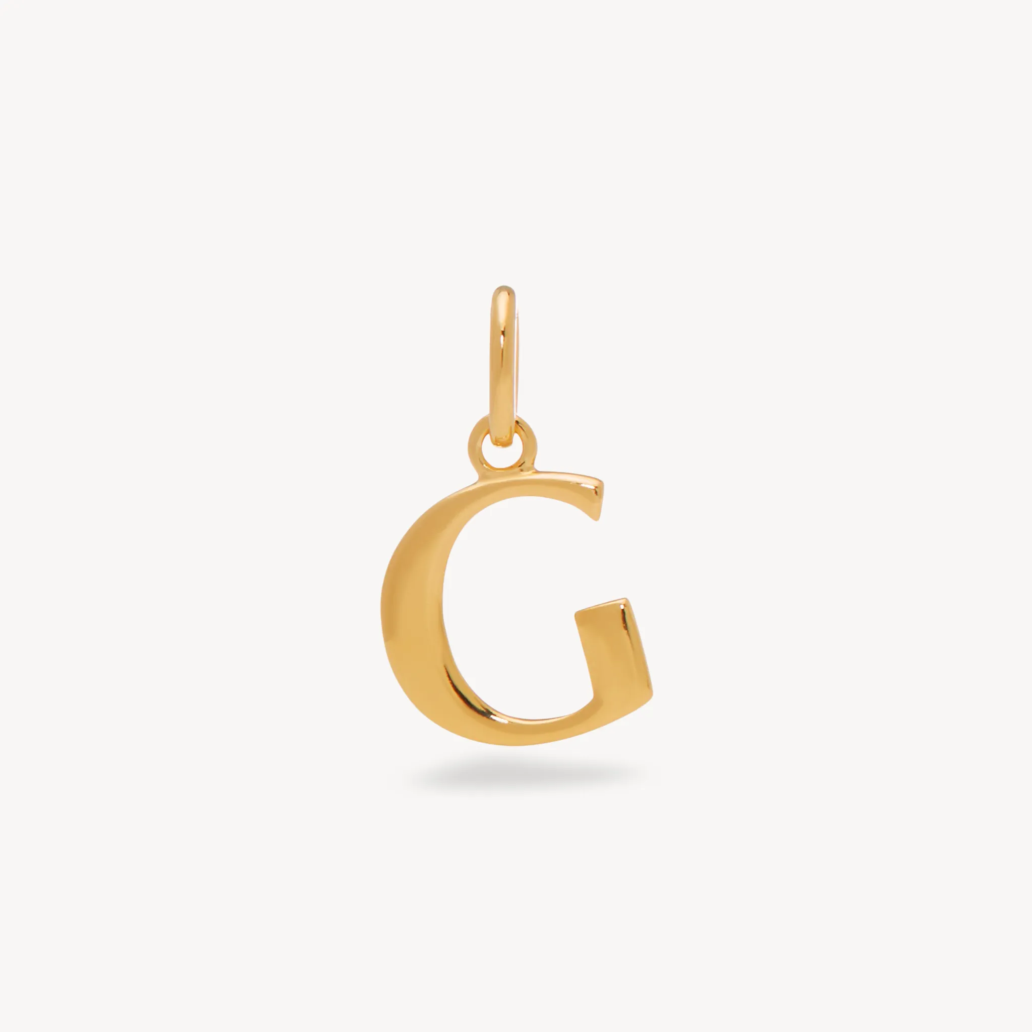 Gold Letter Charm