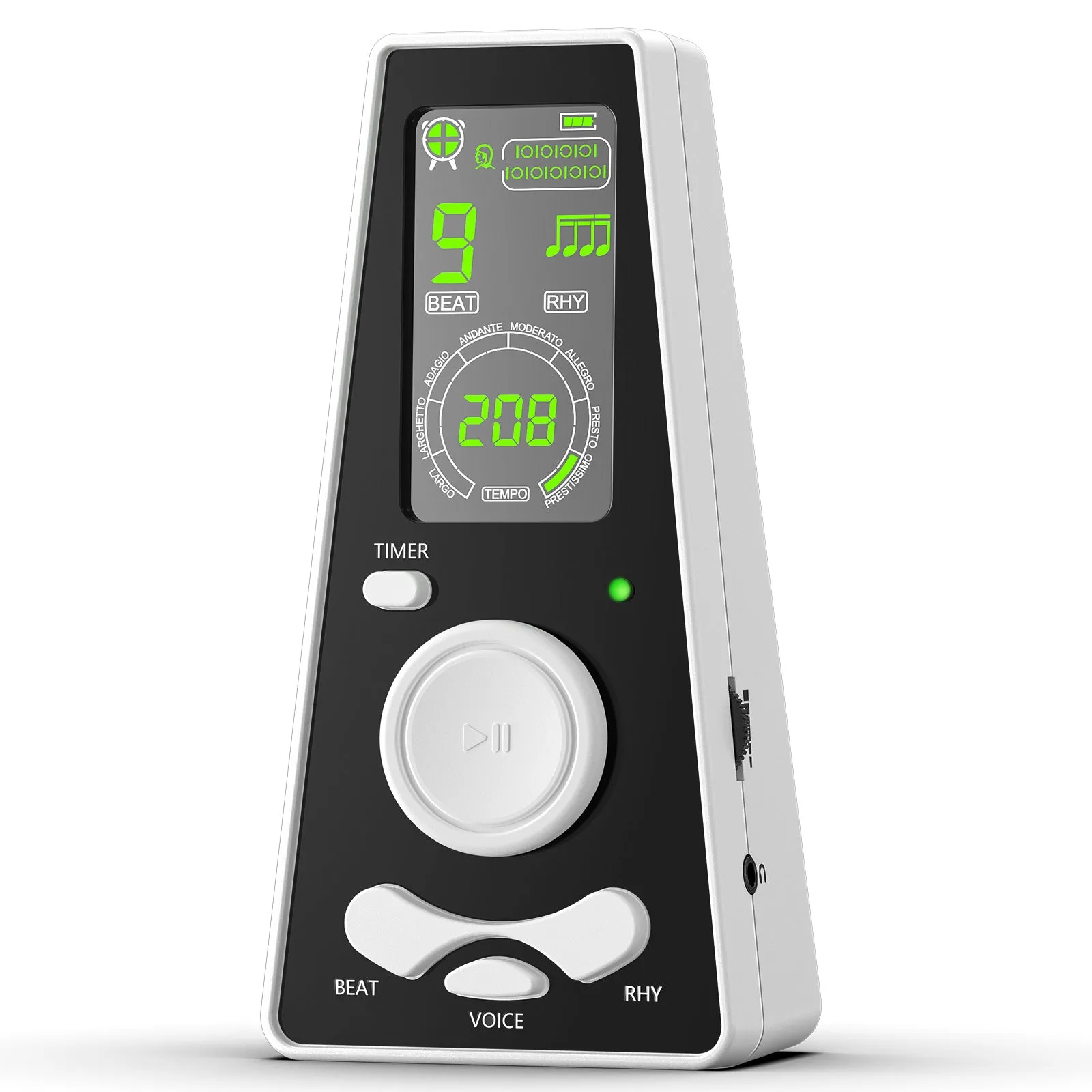 LEKATO Electronic Digital Metronome Timer Tempo Knob