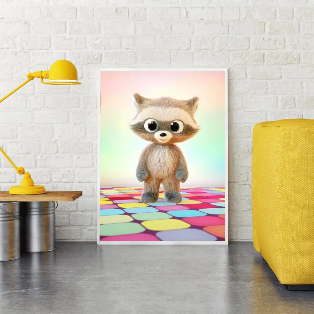 Little Bear - Full Square Diamond - 40x50cm