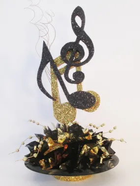 Musical Notes on Record Centerpiece