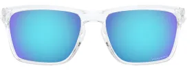 Oakley Mens Sylas Polished Clear Frame - Prizm Sapphire Lens - Non Polarized Sunglasses