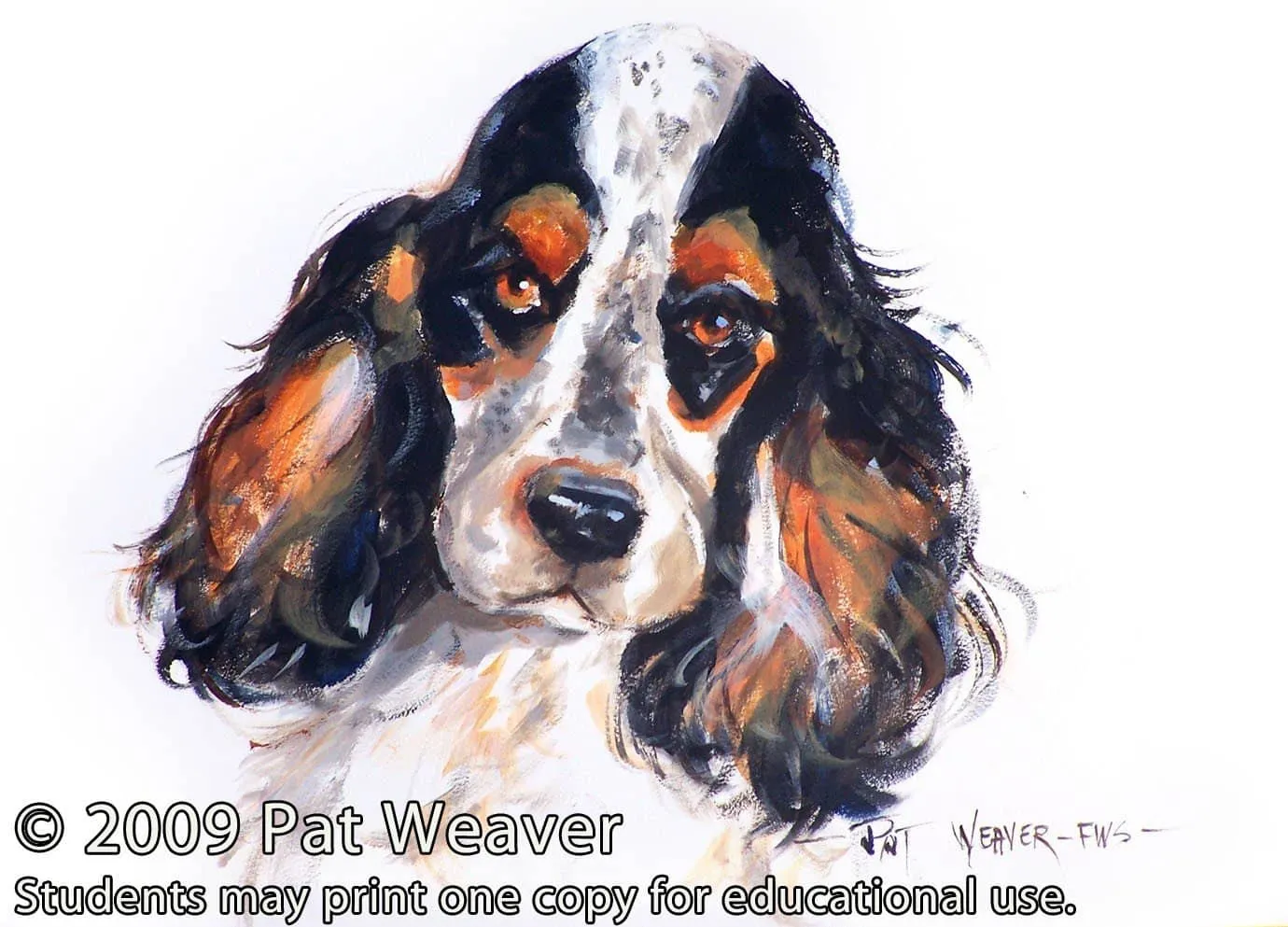 Pat Weaver: Animal Portraits in Watermedia