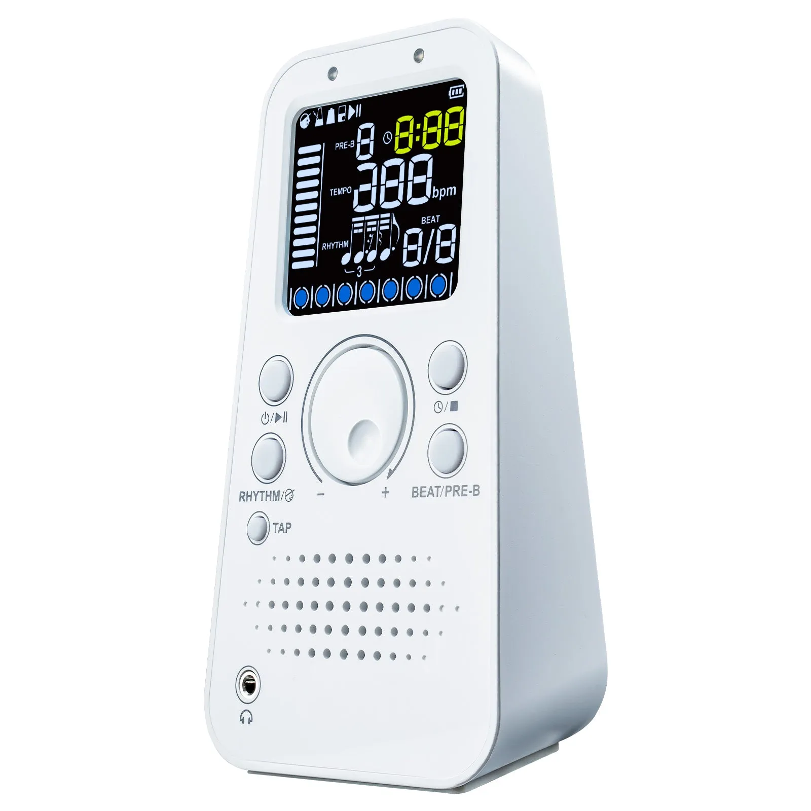 POGOLAB Digital Metronome Electronic LCD w/ Timer Beat Speed Adjustable 4 Voice