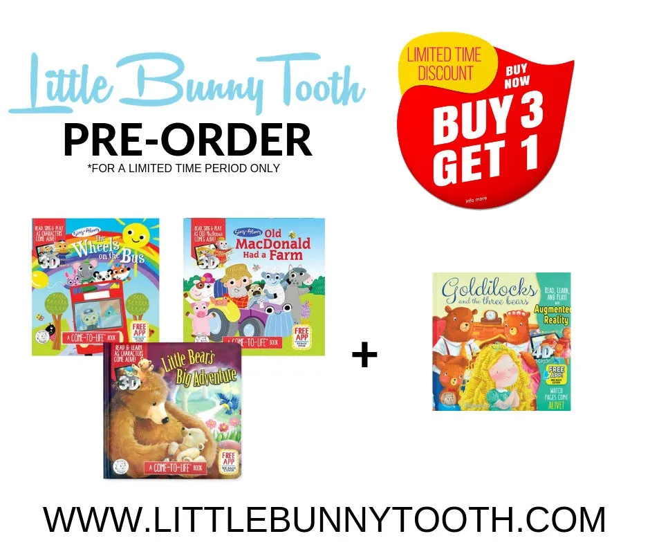 [PRE-ORDER] Little Hippo Book - Bundle B (BUY3FREE1)