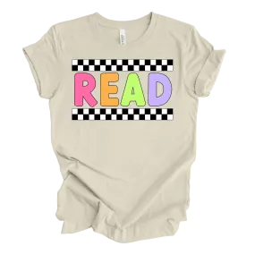 Read Retro Rainbow Tee