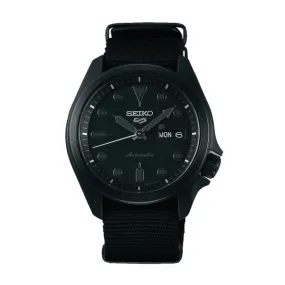 Seiko 5 Sports Automatic Black Nylon Strap Watch SRPE69K1 (LOCAL BUYERS ONLY)