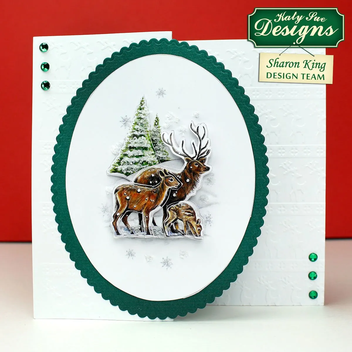 Snow Globe Winter Animal Scenes Kit: Flower Soft, Globes & Paper Craft Pad (Not Die Cut)