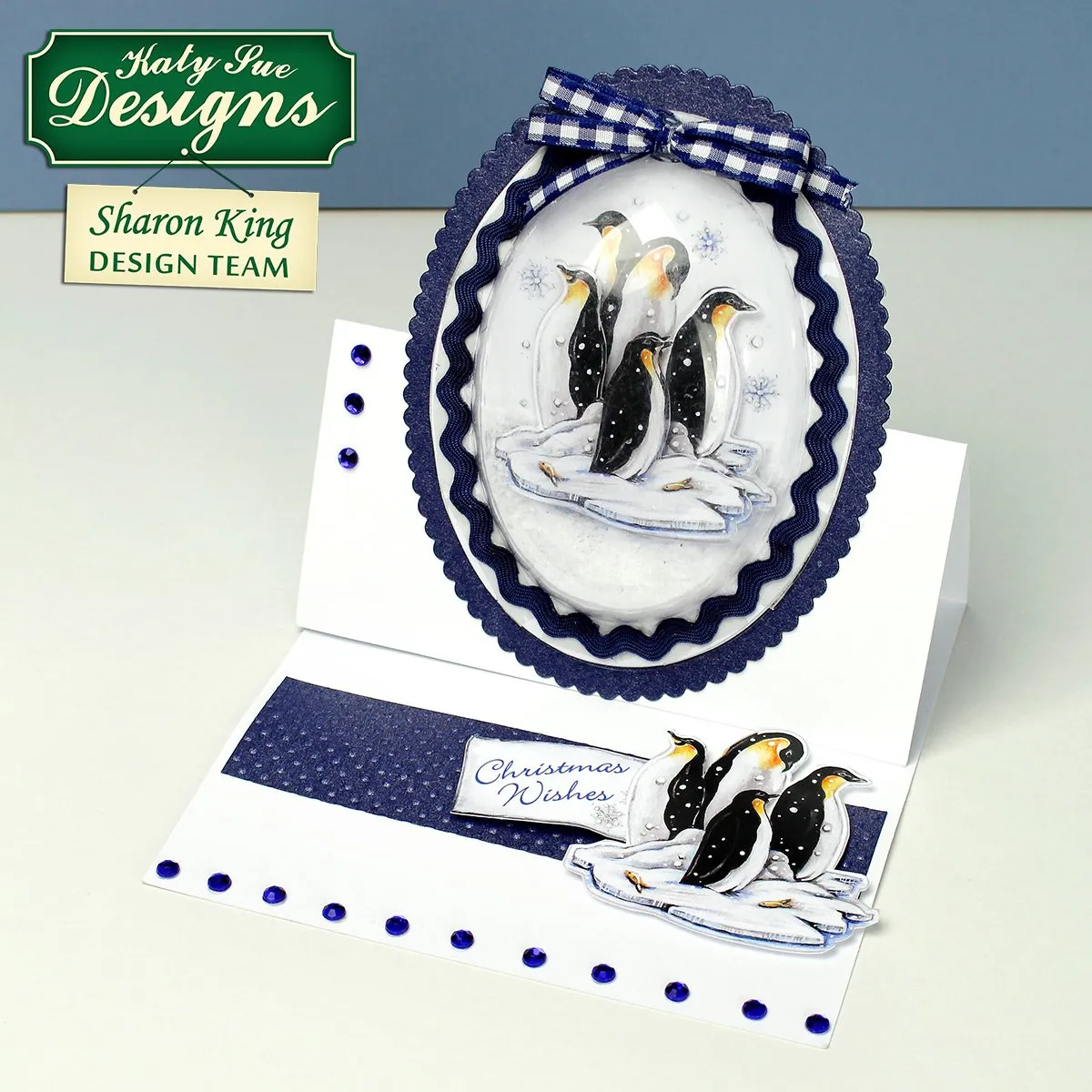 Snow Globe Winter Animal Scenes Kit: Flower Soft, Globes & Paper Craft Pad (Not Die Cut)