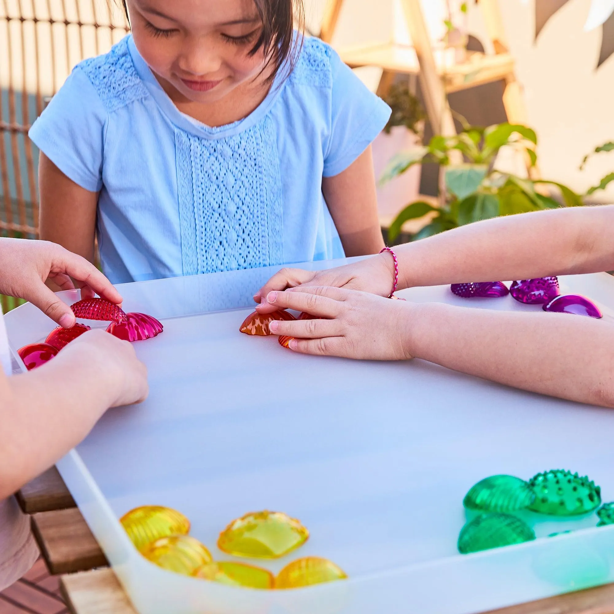 Transparent Tactile Shells