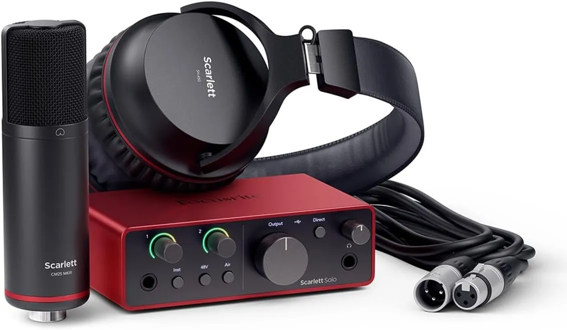 USB Audio Interface for Guitarists, Vocalists, Podcasters