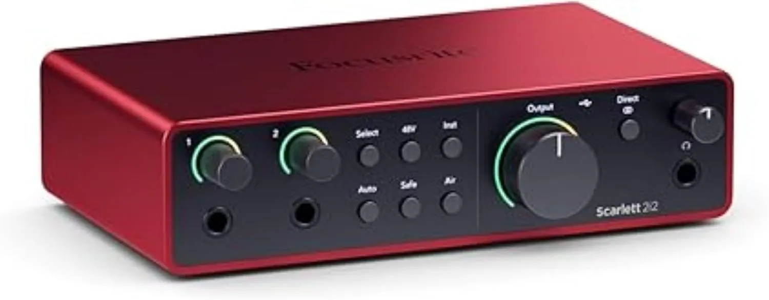 USB Audio Interface for Guitarists, Vocalists, Podcasters