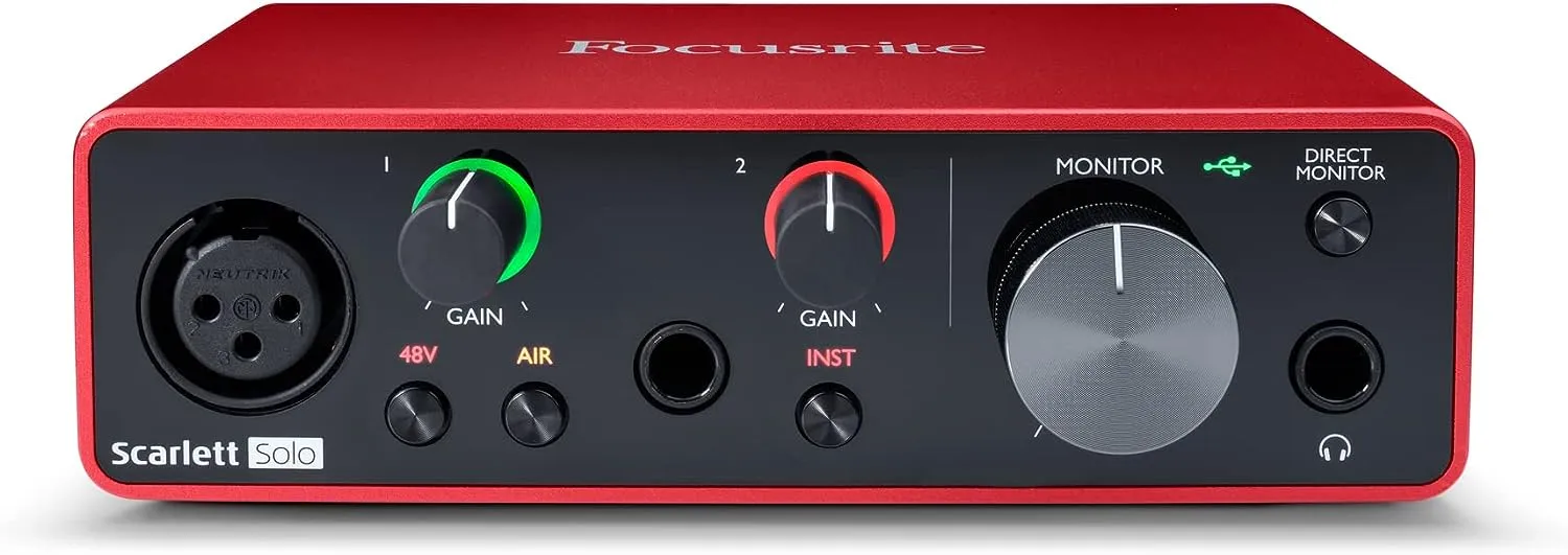 USB Audio Interface for Guitarists, Vocalists, Podcasters