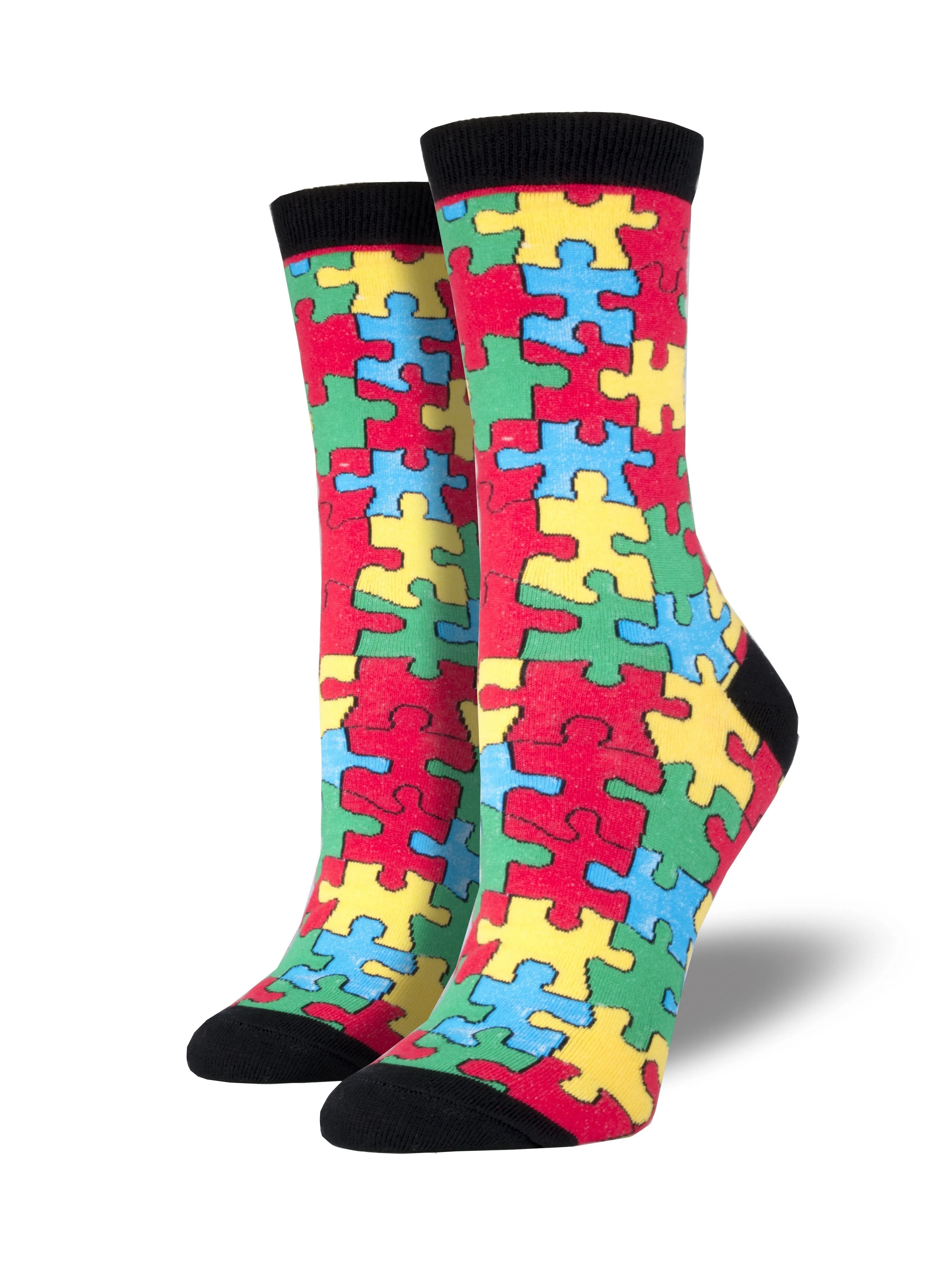 Women's "Puzzled" Socks